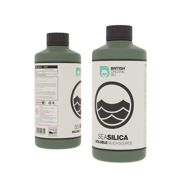 British Organic Bio Sea Silica 1 Litre, Organic Plant Feeds, Additives, British Organic Bio