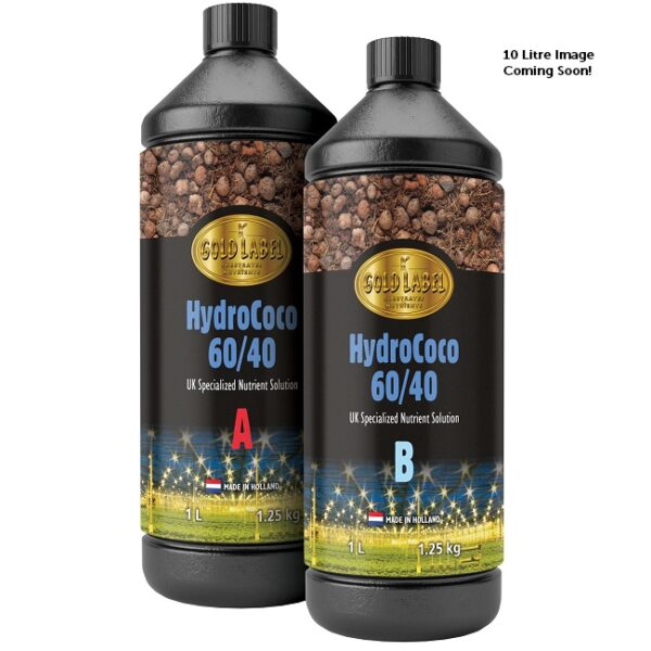 Gold Label 60/40 Base Nutrient - 10 Litre, Gold Label, Nutrients, Base Nutrients