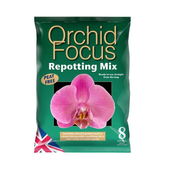 Orchid Focus Repotting Mix 8 Litres, Specialist Repotting Mixes, Growth Technology