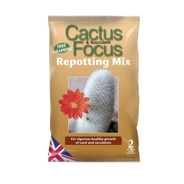 Cactus and Succulent Focus Repotting Mix, Specialist Repotting Mixes, Growth Technology