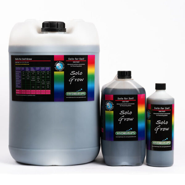 HydroTops Solo Grow Hard water, HydroTops, Nutrients, Base Nutrients