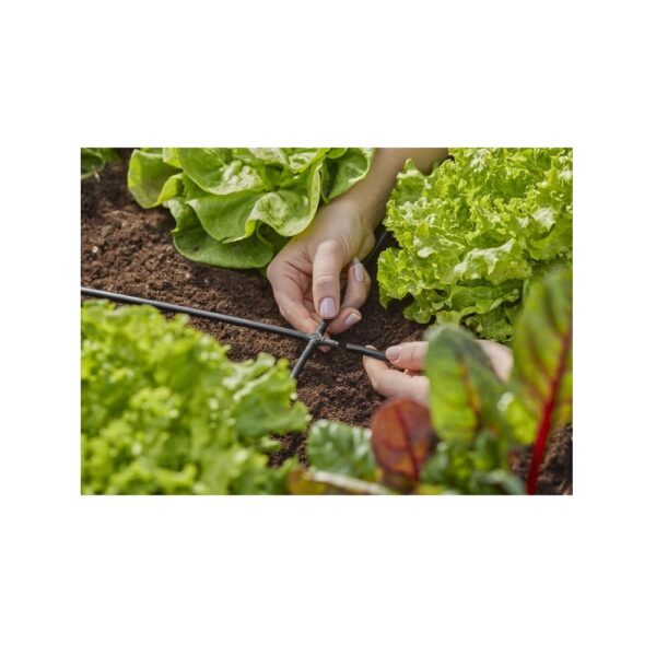 Gardena 4-Way Coupling 4.6 mm (3/16"), Garden Irrigation Parts, Pipe & Fittings, Gardena