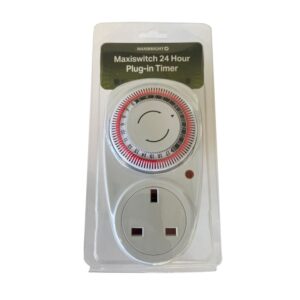 Maxibright Maxiswitch 24 Hour Plug In Timer V2, Maxibright, Propagation Lighting, Timers & Contactors