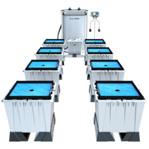 Alien Flood & Drain PRO Silver Series 30 Litre, Alien Hydroponic Systems, Flood & Drain Systems, Alien Systems
