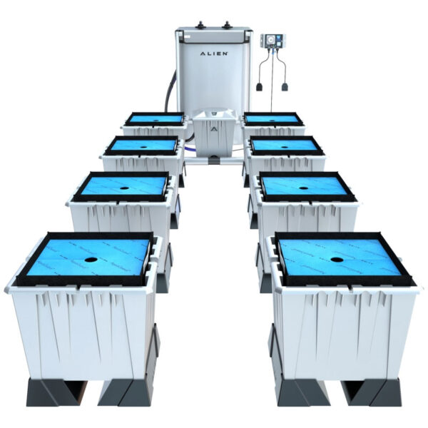 Alien Flood & Drain PRO Silver Series 30 Litre, Alien Hydroponic Systems, Flood & Drain Systems, Alien Systems