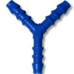 6mm Barbed Blue Y, Nutriculture, Pipe & Fittings, Pipe & Pipe Fittings