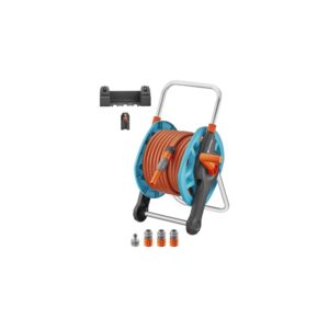 Gardena Basic Wall Hose Reel Set (25 m), Pipe & Fittings, Sprayers and Hoses for Watering, Gardena