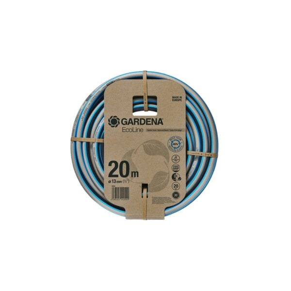Gardena EcoLine Hose 13 mm (1/2") 20 metres, Pipe & Fittings, Sprayers and Hoses for Watering, EcoLine, Gardena, Pipe & Pipe Fittings