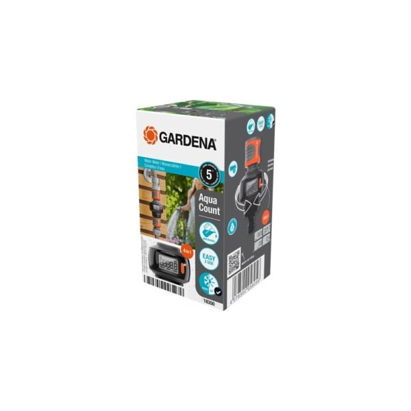 Gardena Water Meter AquaCount, Pipe & Fittings, Connection Options for Tap, Gardena, Pipe & Pipe Fittings