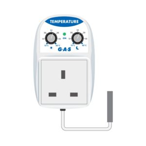 GAS Day & Night 2KW Heater Controller, Fan and Environment Controllers, Global Air Supplies, Greenhouse & Potting Shed Accessories, Heaters
