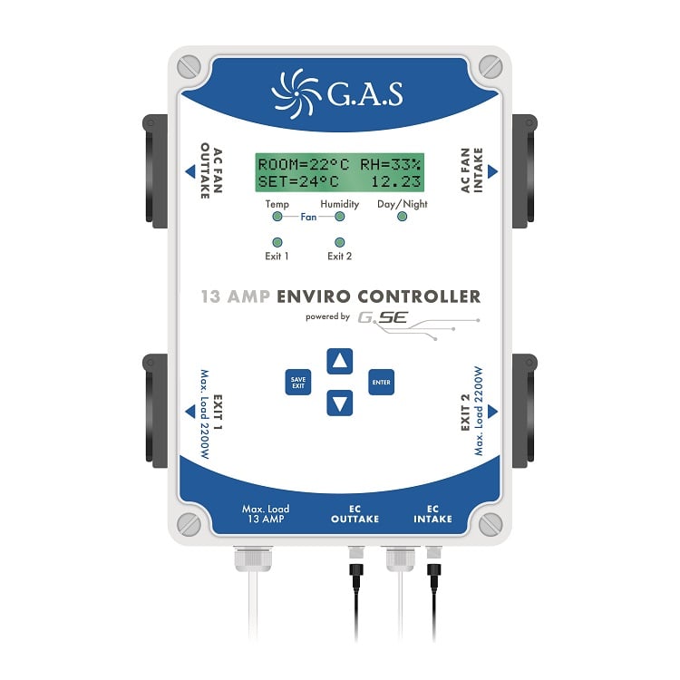 GAS Enviro Controller V2, Fan and Environment Controllers, Global Air Supplies, Fan Controllers