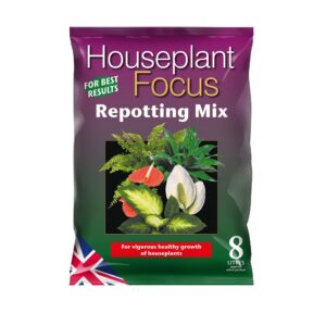 Houseplant Focus Repotting Mix - 8 Litres, Growth Technology, Specialist Repotting Mixes, General Composts