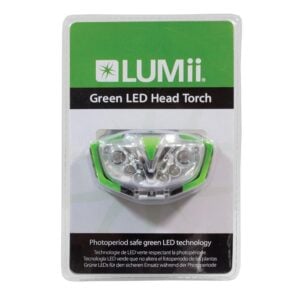 LUMii Green LED Head Torch, Lumii, Grow Room Essentials