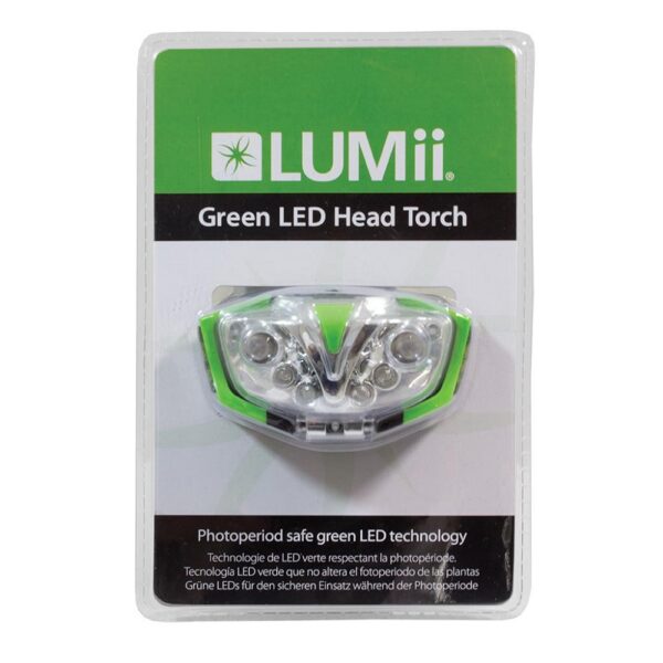 LUMii Green LED Head Torch, Lumii, Grow Room Essentials