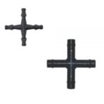 Cross Connectors - 4mm or 13mm, Pipe & Fittings, Antelco, Pots & Trays, Pipe & Pipe Fittings