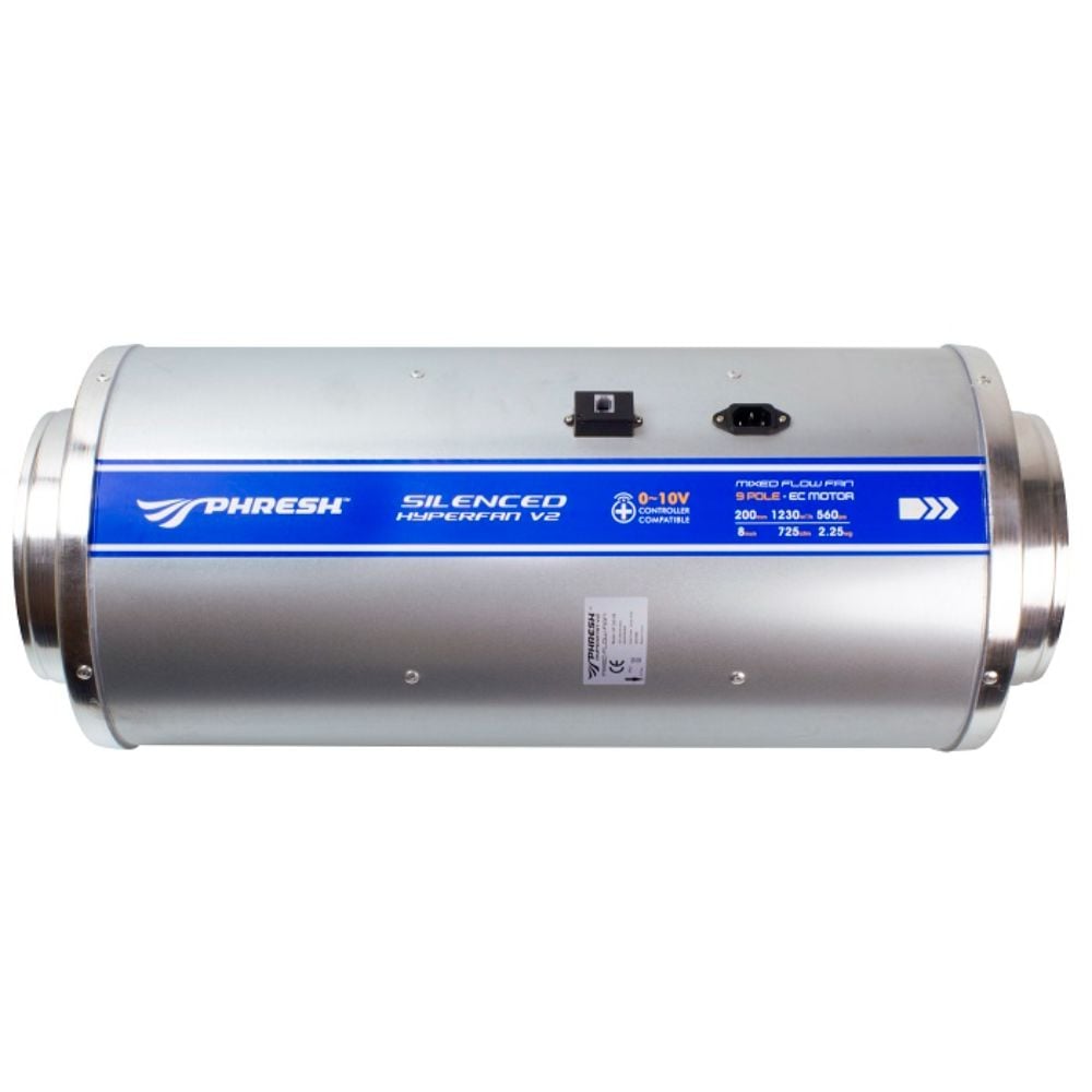 Phresh Hyper Fan V2 Silenced EC Fan, Phresh, EC Fans - Low Power Consumption