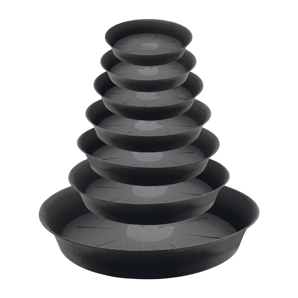 EskimoST-heavy-duty-black-saucer-EskimoDivider_1.jpg Heavy Duty Round Saucers, Hydrofarm, Pots & Trays, Plastic Pots and Trays