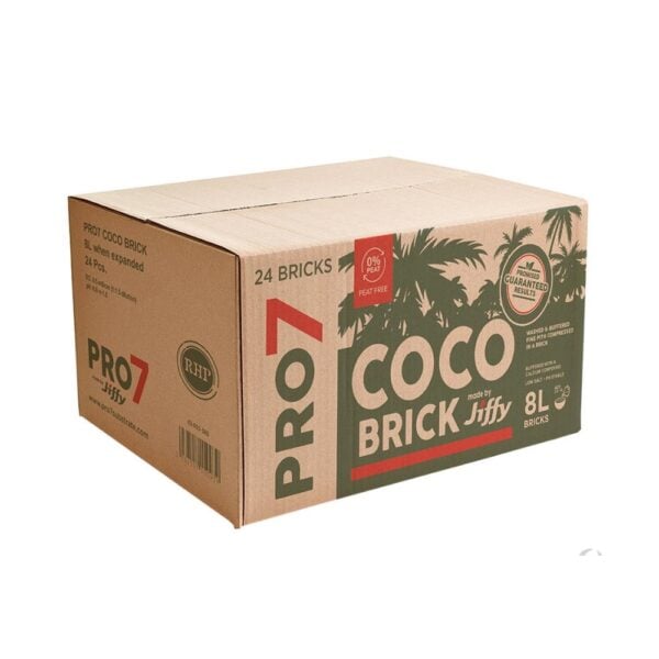 Jiffy Pro 7 Coco Bricks 8 Litre, Composts, Repotting Mixes and Improvers, Coco, Jiffy 7, Coco