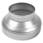Pressed Steel Ducting Reducer, MetalWork, Duct Fittings