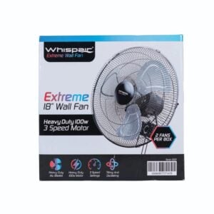 Whispair 18 Inch Heavy Duty Wall Fan 2 Pack, Air Movement Fans, Greenhouse Essentials