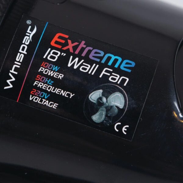 Whispair 18 Inch Heavy Duty Wall Fan 2 Pack, Air Movement Fans, Greenhouse Essentials