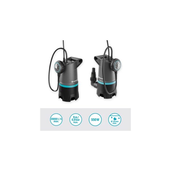 Gardena Submersible Dirty Water Pump 20000 Basic, Water Pumps, Water Controls and Pumps, Gardena, Water Pumps